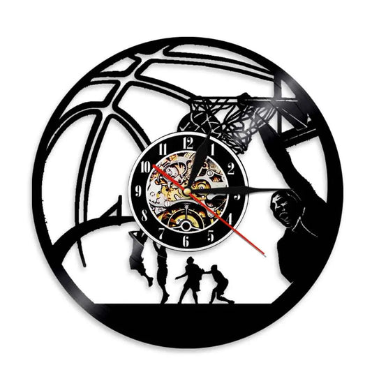 Basketball Vinyl Timepiece