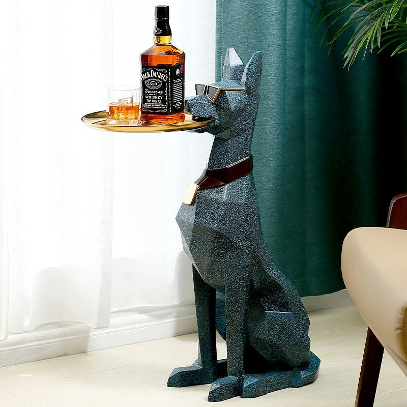 Dog Statue Table