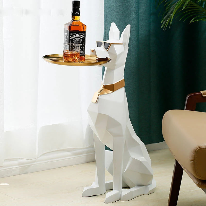 Dog Statue Table