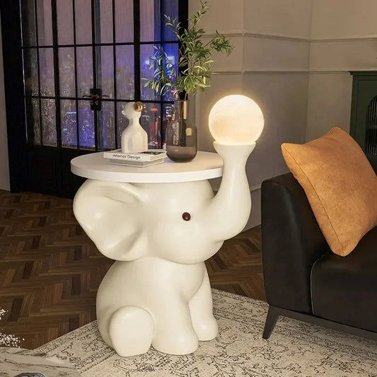 Elephant holding the Moon table