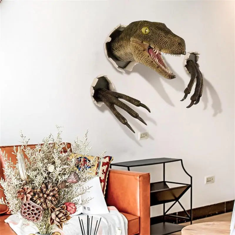 Dinosaur Wall Mounted Sculpture 3D