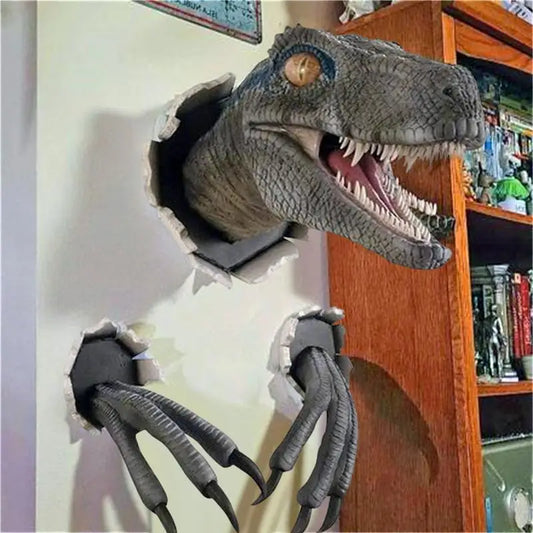 Dinosaur Wall Mounted Sculpture 3D