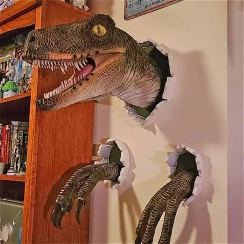 Dinosaur Wall Mounted Sculpture 3D